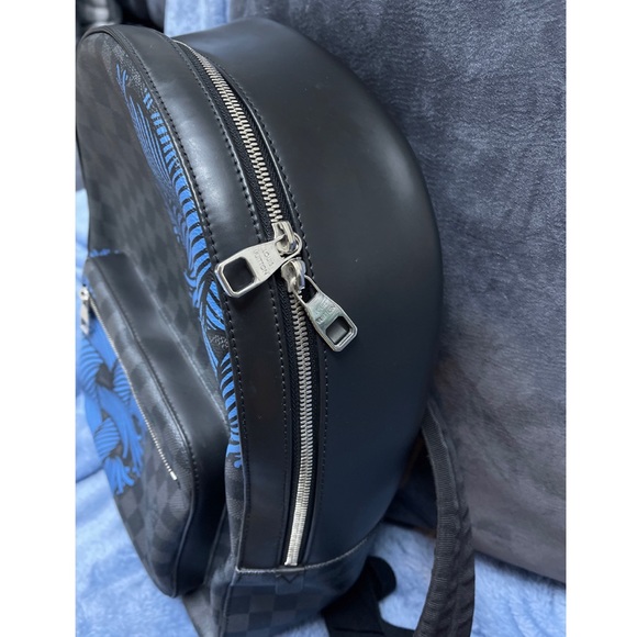 Louis Vuitton x Christopher Nemeth Damier Graphite Rope Josh Backpack - Picture 10 of 11